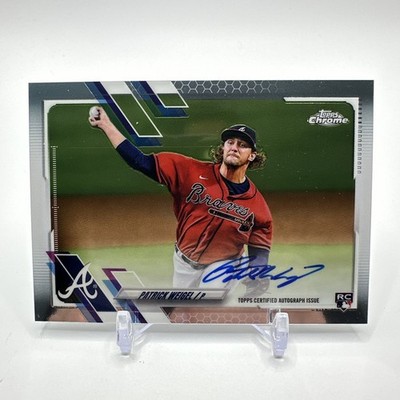 2021 Topps Chrome Patrick Weigel Auto RC #RA-PW Atlanta Braves