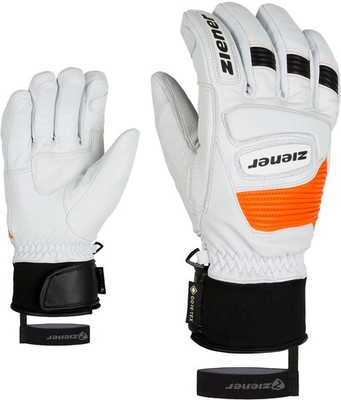 Ziener Alpine Men's Ski Gloves GUARD-Z GTX white