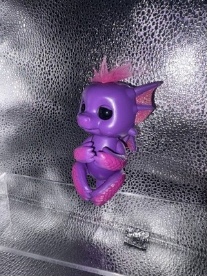 Fingerlinge lila Baby Drache Kaylin sprechendes Spielzeug 5'' niedliches elektronisches Haustier Wowwee