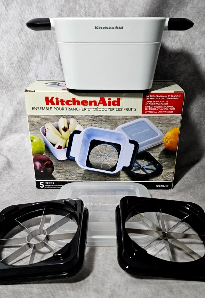 KitchenAid Fruit Vegetable Wedger Slicer 5 Pc Set Changeable Blades
Opens in a new window or tab