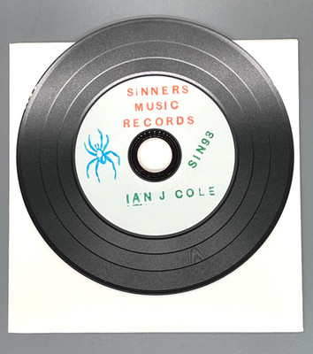 Limited Edition Hand Printed Vinyl-Effect CD from Ian J Cole + Free Download