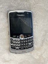 BlackBerry Curve 8330 Silver Verizon Cracked Screen Untested Parts Only