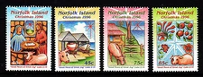 1996  Norfolk Island Christmas MUH Set of 4 Stamps