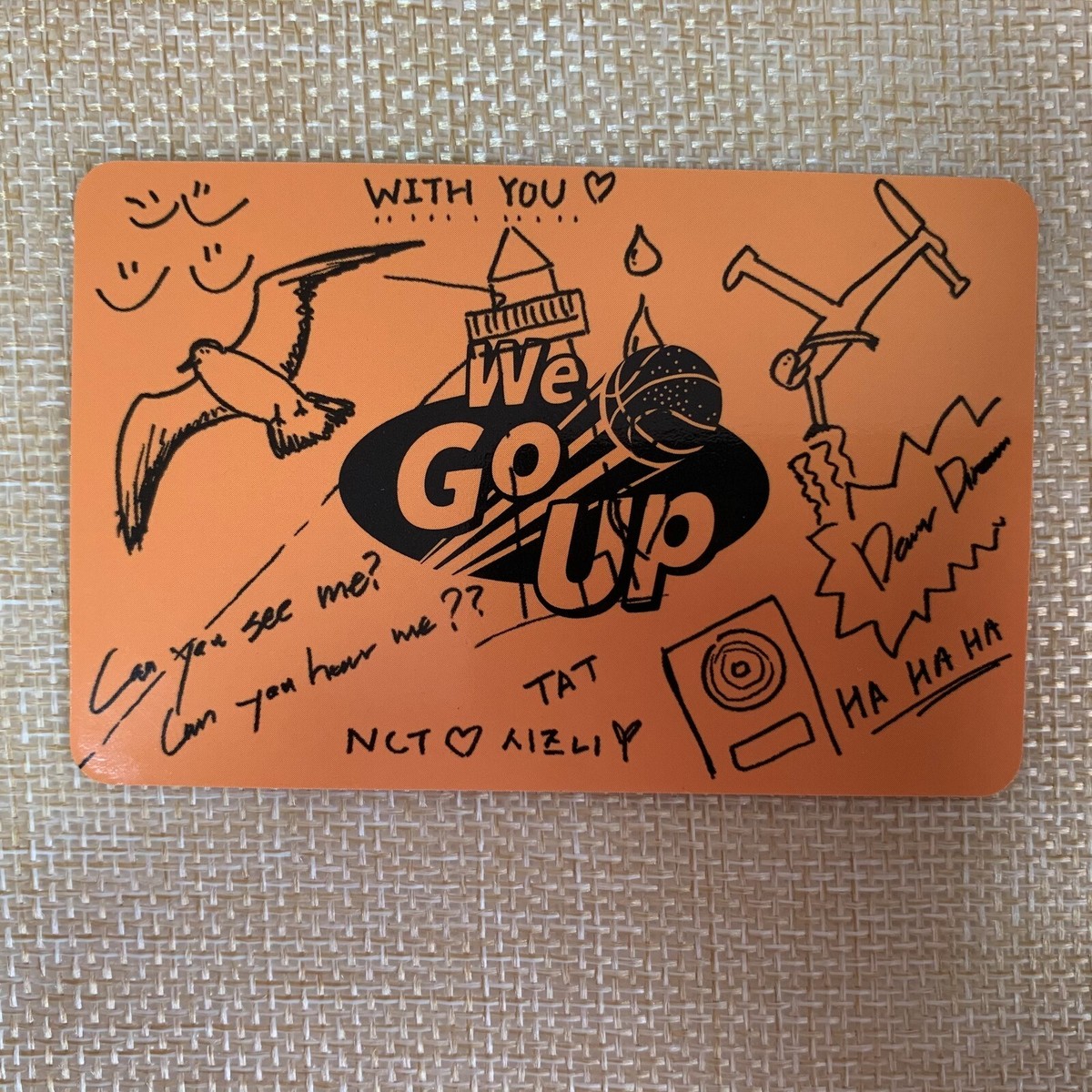 ジェノ we go up パスポート トレカ NCT Dream JENO [ WE GO UP ] Official CREW CARD Photocard