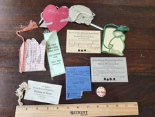 10 1926 to 1930 Pomona College California Ephemera – Tickets, Dance Cards, etc