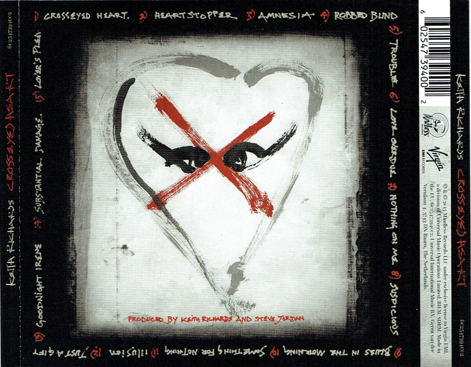 (CD) Keith Richards - Crosseyed Heart - Heartstopper, Amnesia, Robbed Blind - Bild 2 von 2