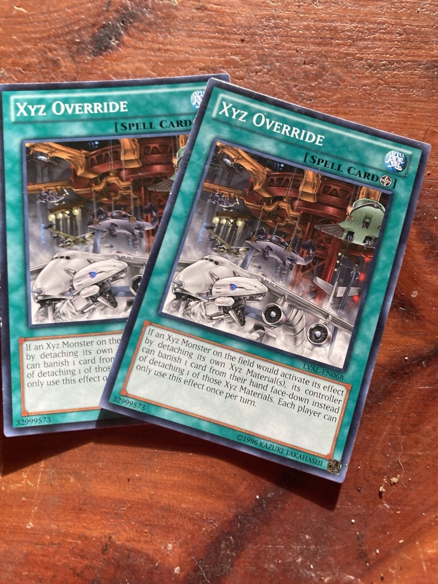 Xyz Override LVAL-EN068 Legacy of the Valiant Unlimited | eBay