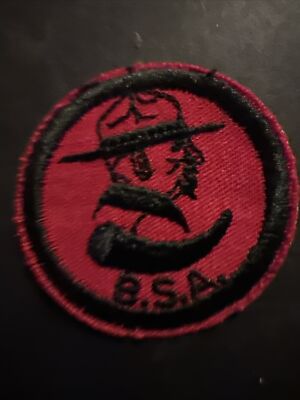 Boy Scout Dan Beard Patrol Patch 1950 s-60 s Twill Gum Back Patch, Rare BSA