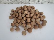 Wood Filler Plugs Buttons - Rounded Heads - 1/2" - Lot of 100