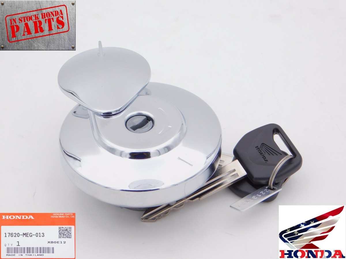 HONDA LOCKABLE CHROME GAS TANK FUEL CAP & KEYS CRF250L,CRF 250L