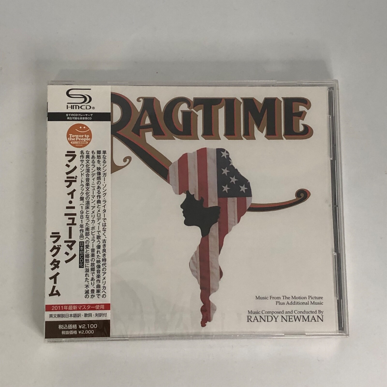 Brand New Randy Newman – Ragtime Japan SHM-CD WQCP-1133 CD w/ Obi ...