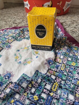 DOLCE VITA Christian Dior 3種セット Christian Dior ..DOLCE VITA PARIS. 5ml EDT.with box + Hankie | eBay UK