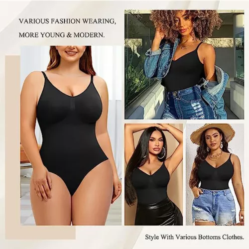 Bauchkontrolle Bodysuit Slip Sculpting Shaper Tank Top Bodys Snatched Waist - Bild 10 von 66