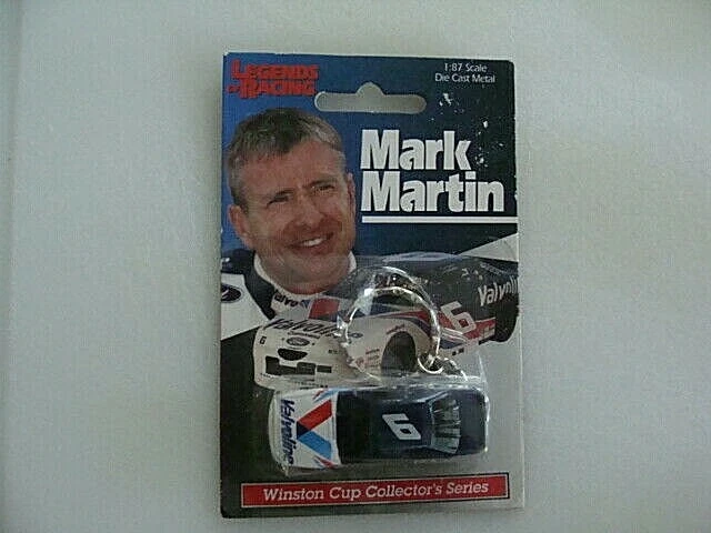 #6 MARK MARTIN - 1:87 SCALE DIECAST CAR KEYCHAIN - RARE !!! 1996 LEGENDS NASCAR - Image 3 of 4