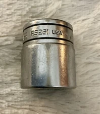 Snap-on Tools USA 3/8" Drive 13/16" SAE 6 Point Shallow Chrome Socket FS261