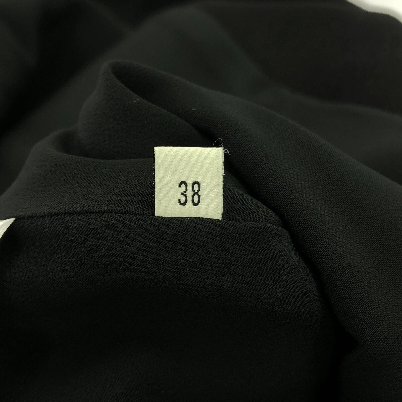 Cappotto Gucci fiocco cravatta pizzo orlo 475971 cotone acetato seta nero taglia 38 usato