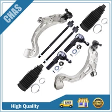 Front Inner Outer Lower Control Arm Tie Rod 8Pcs For 2001-2003 Oldsmobile Aurora
