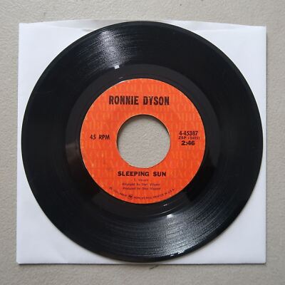 Ronnie Dyson Sleeping Sun, When You Get Right Down To Vinyl 45 Columbia VG 9-135