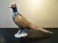DECORATIVE B&G PORCELAIN FIGURINE PHEASANT NO.2389 BY BING & GRÖNDAHL