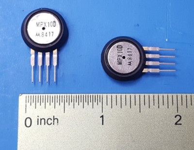 PRESSURE SENSOR,MPX10D, MOTOROLA, 1.45PSI (10kPa)Differential 0 mV ~ 35 mV (3V)