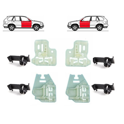 For BMW X5  4 Doors Window Regulator Repair Clip Glass Mounting Clip 2000-06