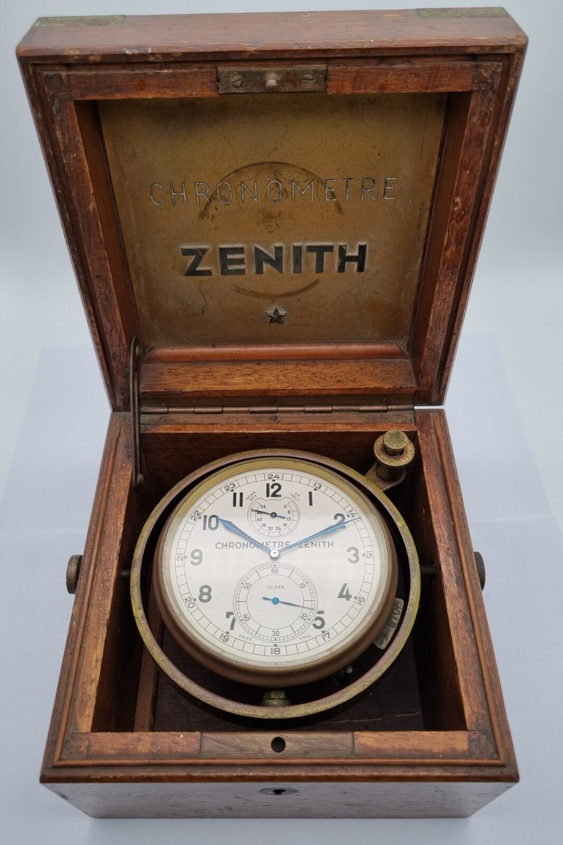 Zenith Rare and very imprtant chronometre Le Locle marine