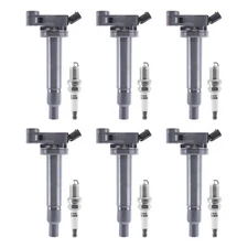 6X Ignition Coil & Iridium Spark Plug for 2001-2006 Toyota Sienna Lexus V6 UF267