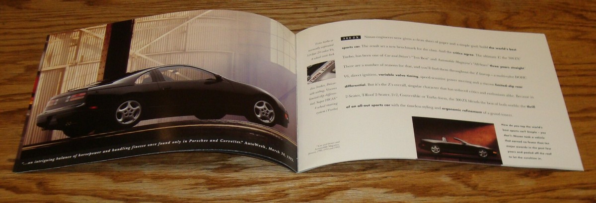 Original 1993 Nissan Car & Truck Full Line Sales Brochure 93 300ZX