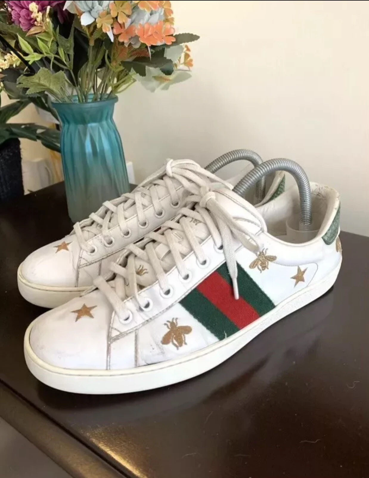 Baskets Gucci Ace « Bees and Stars » 386750 US 7,5    UK 7