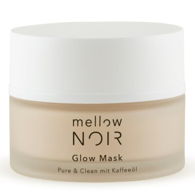 mellow NOIR Glow Mask 50 ml | Daily Night Cream | Reduces Visible Pores & Rednes