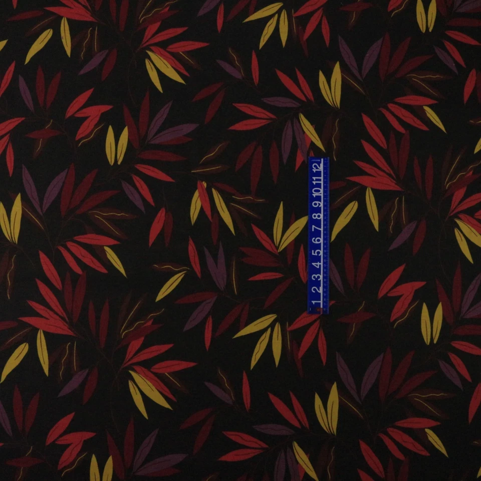 СОВРЕМЕННАЯ ХЛОПЧАТОБУМАЖНАЯ ТКАНЬ COLLIER CAMPBELL С ОКРАШЕННЫМИ ИВОВЫМИ ЭМАЛЯМИ ИЗ ЛИСТЬЕВ НА ЯРДАХ 54 ДЮЙМА ШИРИНА - Изображение 3 из 4