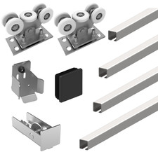 Acier/Nylon Tor-Bauteile Portails Coulissants Porte de Grange 70x70 Hall