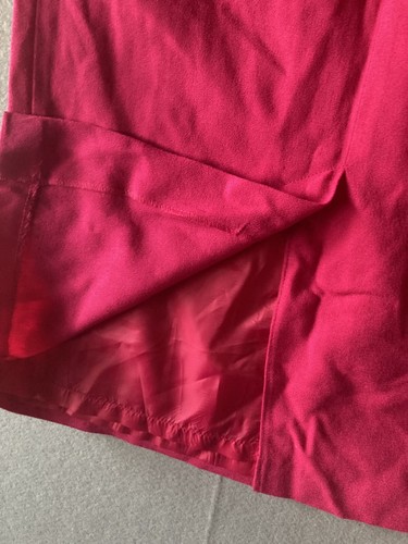 Vintage Vinci Clothiers Women’s Skirt Size 8 Pink Pleated Pencil Wool USA #2070 - Picture 12 of 14