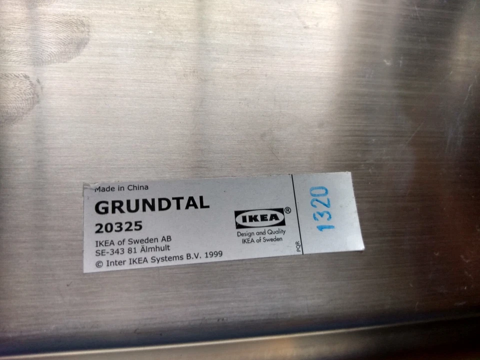 IKEA Tray Stainless Lunch Bread Sandwich Platter Server Plate Dish Size 15x9x.5 - Image 3 of 4