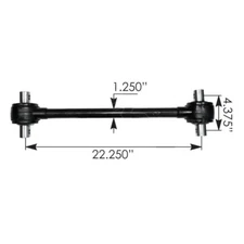 Torque Rod Sealed 22.250in Volvo part #3972682 # TMR68