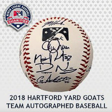 Sean Nolan Roberto Ramos Signed Autographed 2018 Hartford Yard Goats Baseball