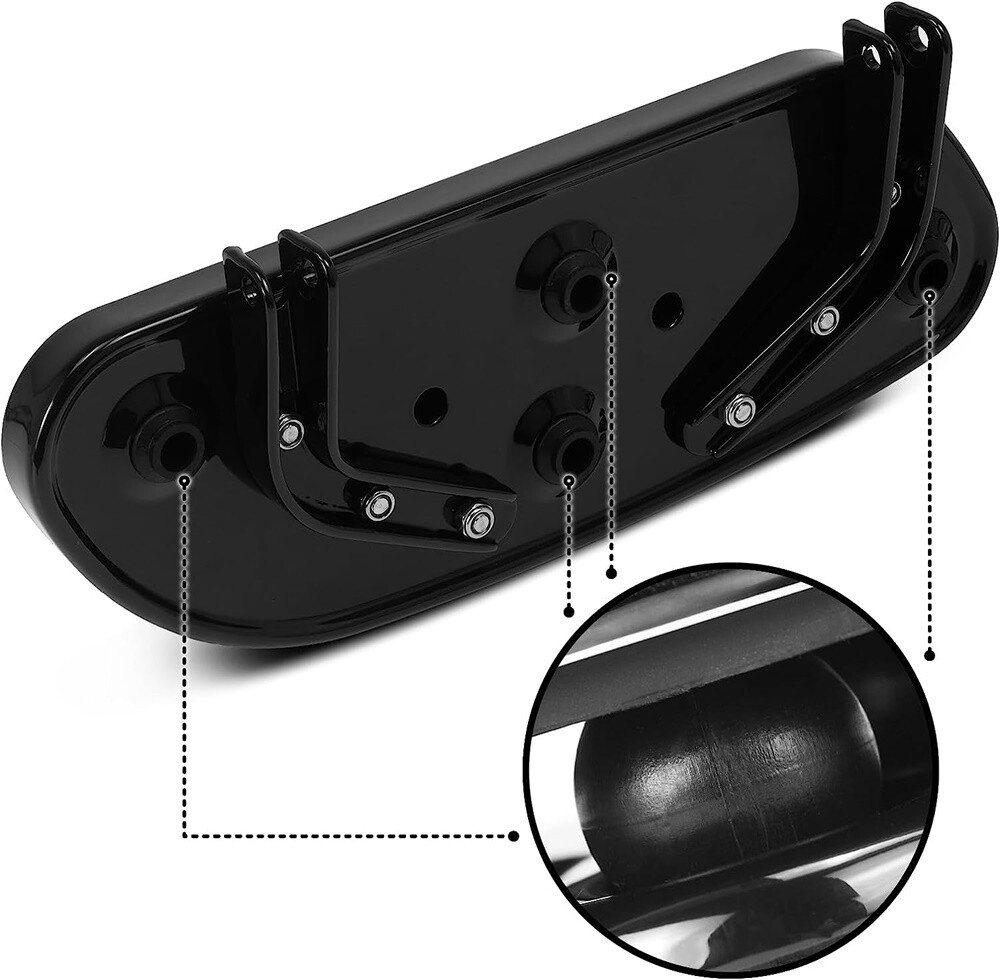 Full Set Footboards Floorboards Front Rear For Harley Street Glide FLHX 2006-23