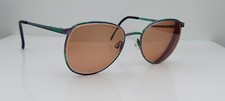 Vintage Charmant 4709 Multicolor Oval Metal Sunglasses Japan FRAMES ONLY
