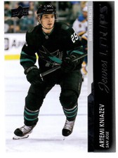 2021-22 UPPER DECK EXTENDED ARTEMI KNIAZEV RC YOUNG GUNS JEUNES LOUP #749 FRENCH