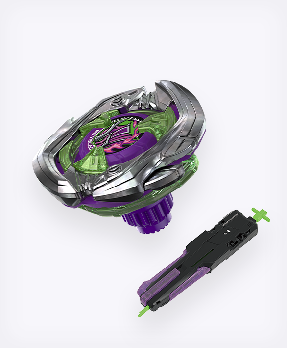 Beyblade X Launcher Takara tomy UX-09 Samurai Saber 2-70L Starter