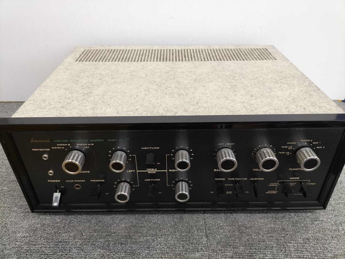 ⭐️動作品/美品！　SANSUI プリメインアンプ AU-777 SANSUI AU-777 Stereo Integrated Amplifier Transistor Tested