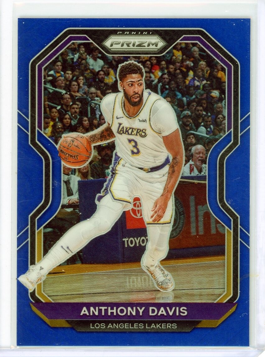 Anthony Davis 2020-21 Prizm Blue Prizm 39/199