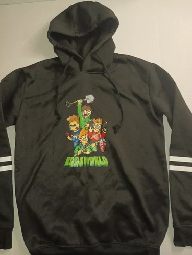 Eddsworld Niños Pullover Sudadera con Capucha Manga Larga Gráfico Causal Negro Talla L B002 - Imagen 6 de 9