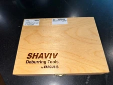 SHAVIV BY VARGUS Deburring Tool Set KIT HSS w/B30 Blade IN CASE