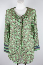 Alba Moda Bluse Damen Größe 40 44 46 48 Grün Khaki Oberteil Shirt Blouse