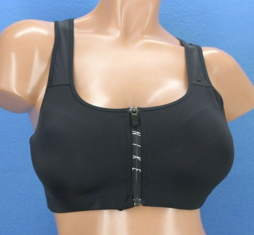 Nike Dri Fit Wireless Lined Front Closure Sport Bra Size Small