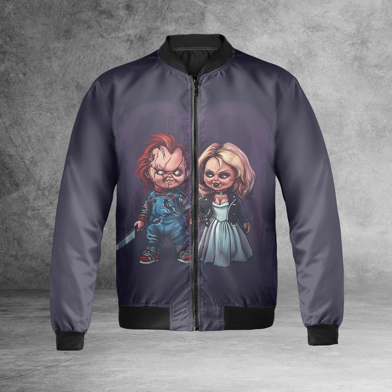 Chucky And Tiffany Horror Couple Til Death Do Us Part Jacket