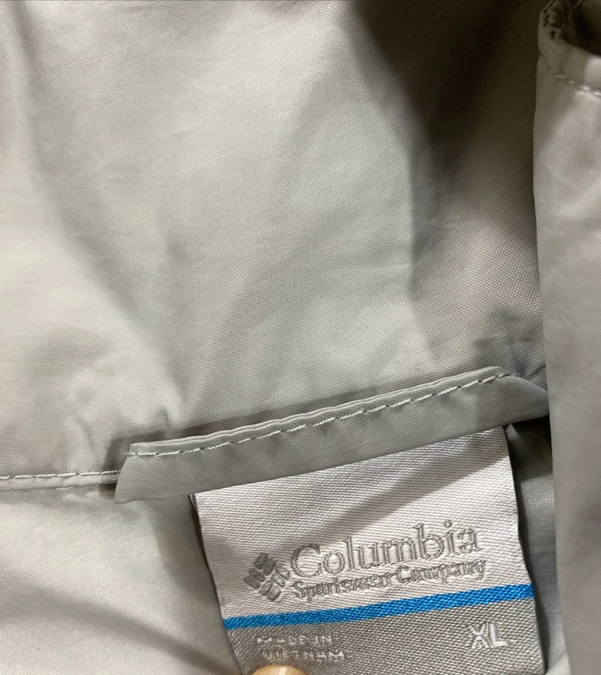 Texas Longhorns Windbreaker Womens XL Gray Full Zip Hoodie Pockets Columbia - Image 2 of 4