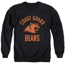 Coast Guard Academy Adult Crewneck Sweatshirt One Color, Black, S-3XL