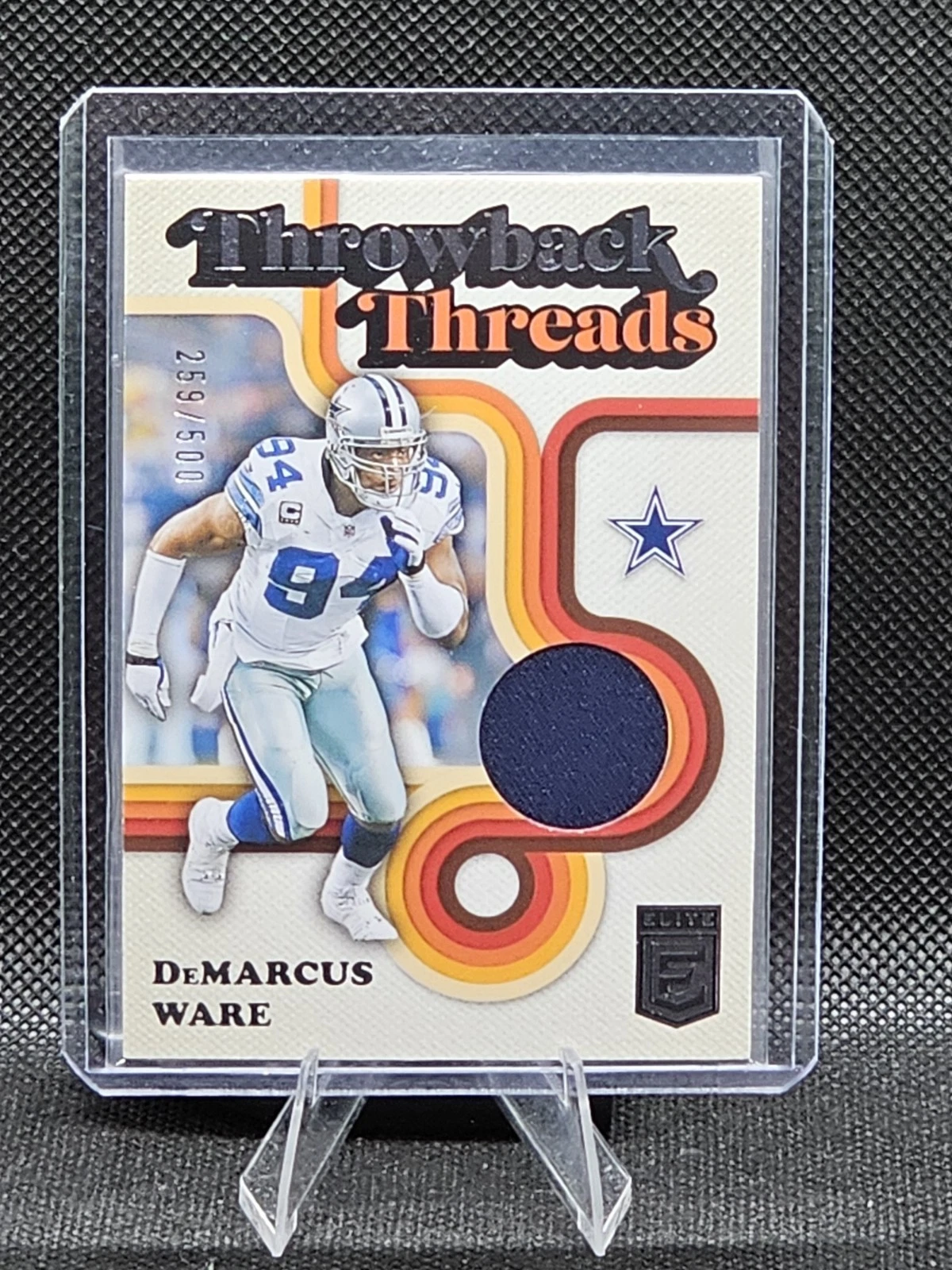 2024 Panini Donruss Elite /500 Throwback Threads Patch DEMARCUS WARE Cowboys